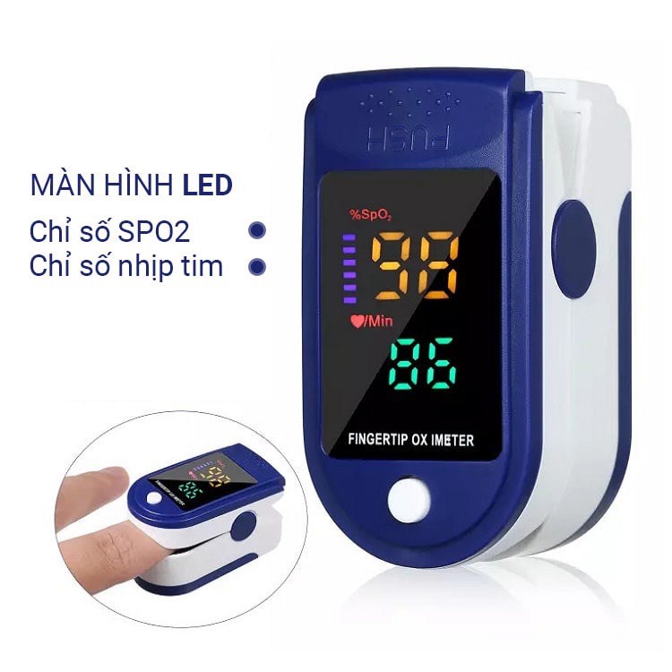 Máy đo SPO2,Máy đo nồng độ oxy trong máu và nhịp tim LK87 - cần cho gia đình mùa dịch