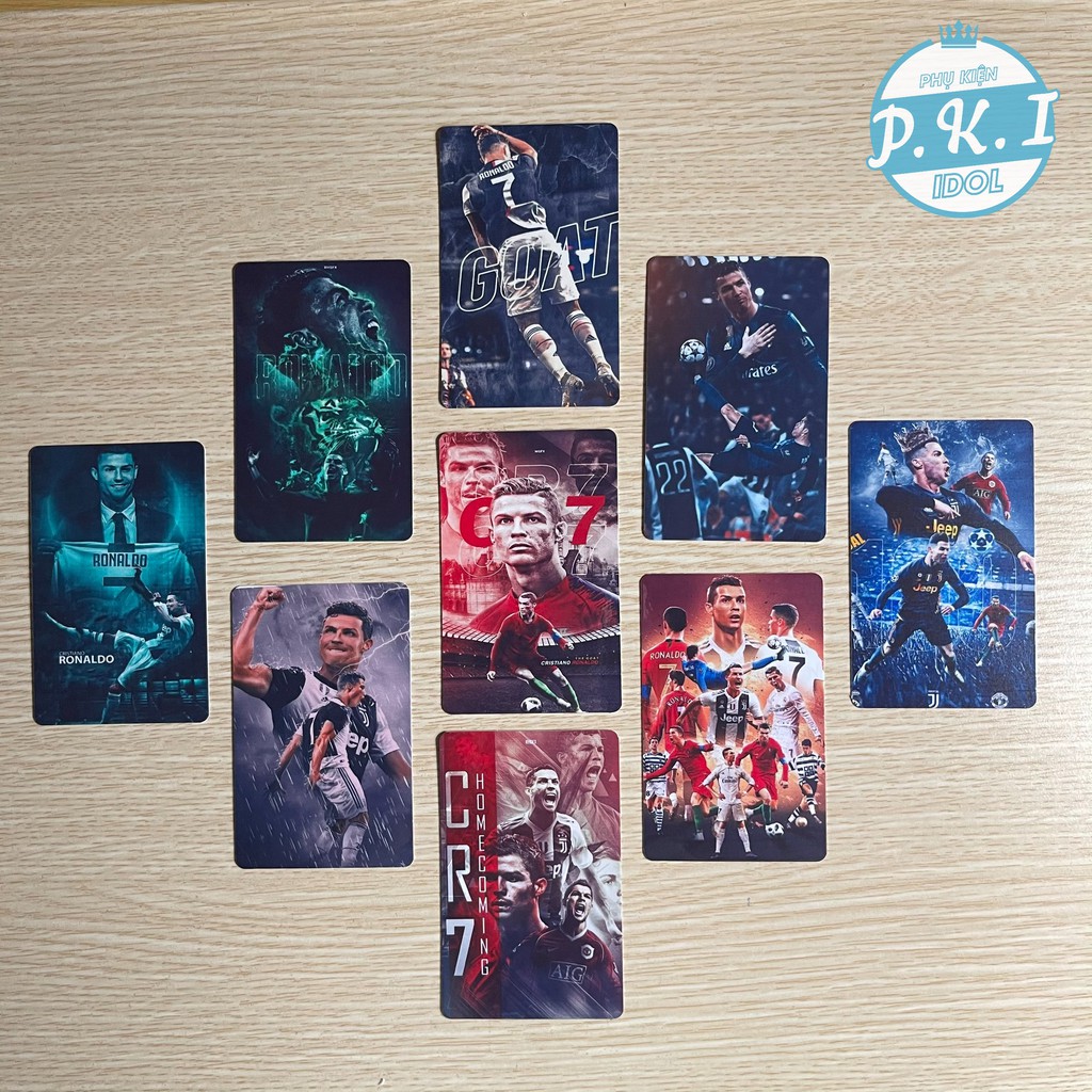 Bộ Card Thẻ Cầu Thủ Bóng Đá Ronaldo - Cr7 Đẹp Trai Phong Độ