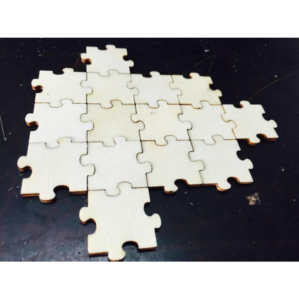 Set 50 Miếng Gỗ Nhiều Màu Sắc Dùng Để Trang Trí Đồ Thủ Công