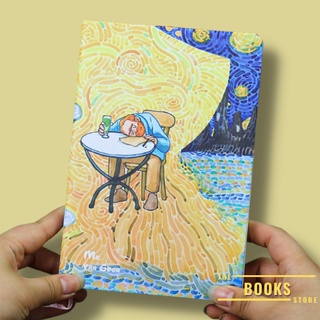 Sổ tay bìa cứng phong cách - sổ ghi chép chủ đề Vincent Van Gogh - 200tr