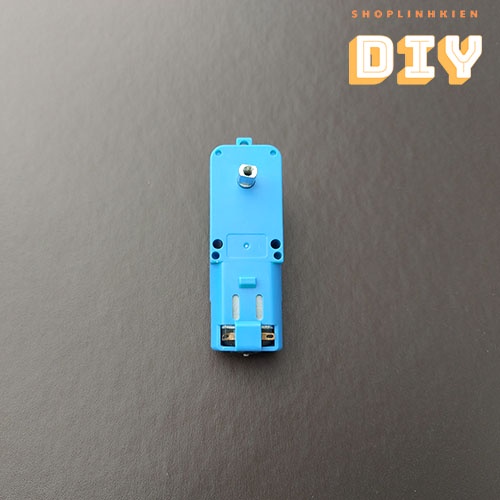 Động cơ giảm tốc 1:90 - DC 3V~6V, 2 trục đầu ra + Bánh răng kim loại