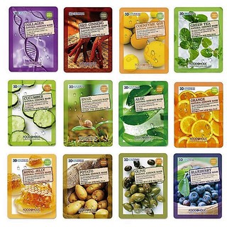Lẻ 01 miếng mặt nạ 3D Foodaholic Hàn Quốc