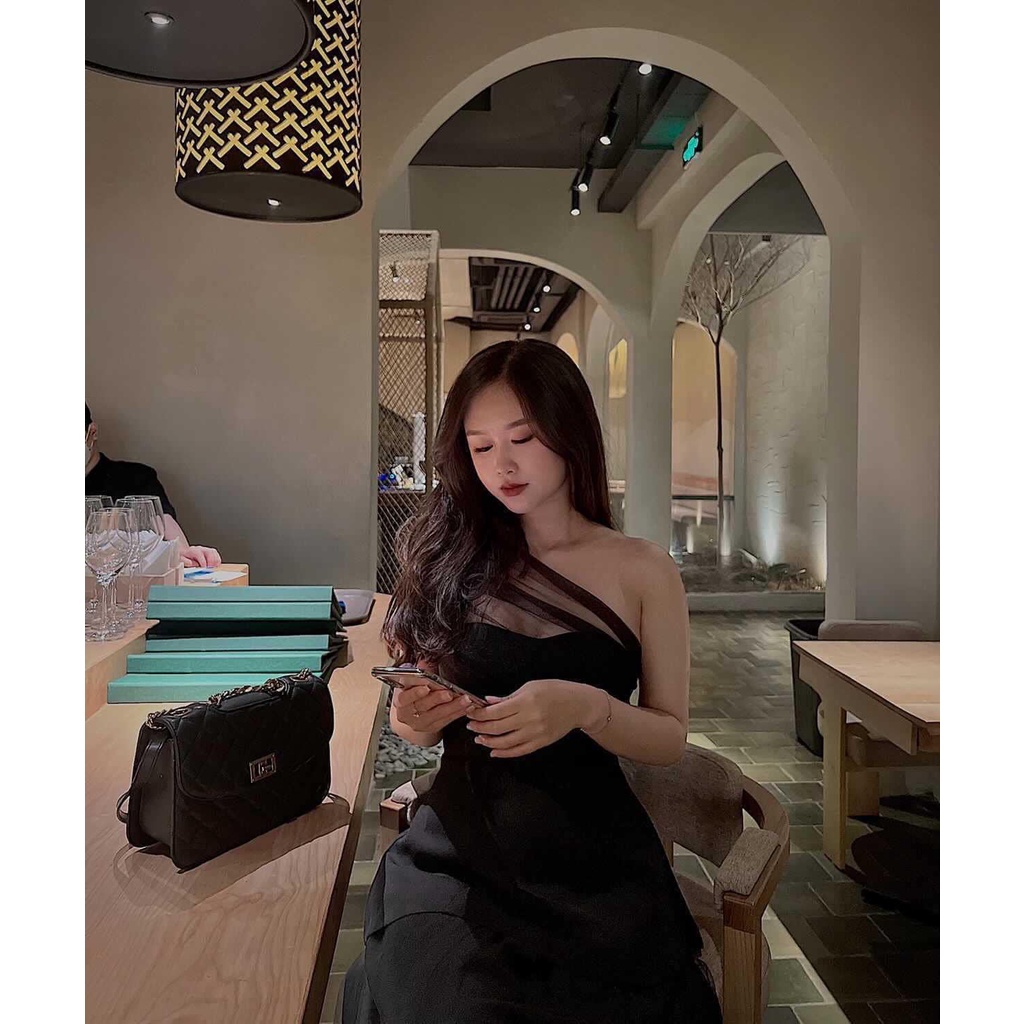 Áo Cụp Ngực Ren Vắt Chéo Điệu Đà Tôn Dáng