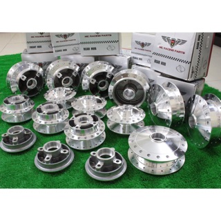 cặp đùm mạ crôm racing cho wave dreams lun má