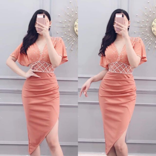 Đầm body kim kết kim sa | BigBuy360 - bigbuy360.vn