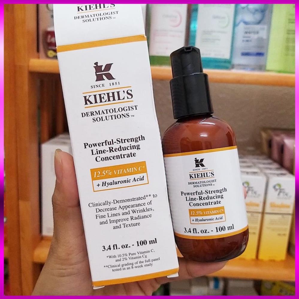 Serum Vitamin C Kiehls Powerful-Strength Line-Reducing Concentrate 100ml