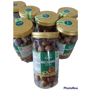 Macca, hạt macca, hạt macca nứt vỏ, organic, hạt dinh dưỡng, daklak, thương hiệu MINH MINH hũ 500gr