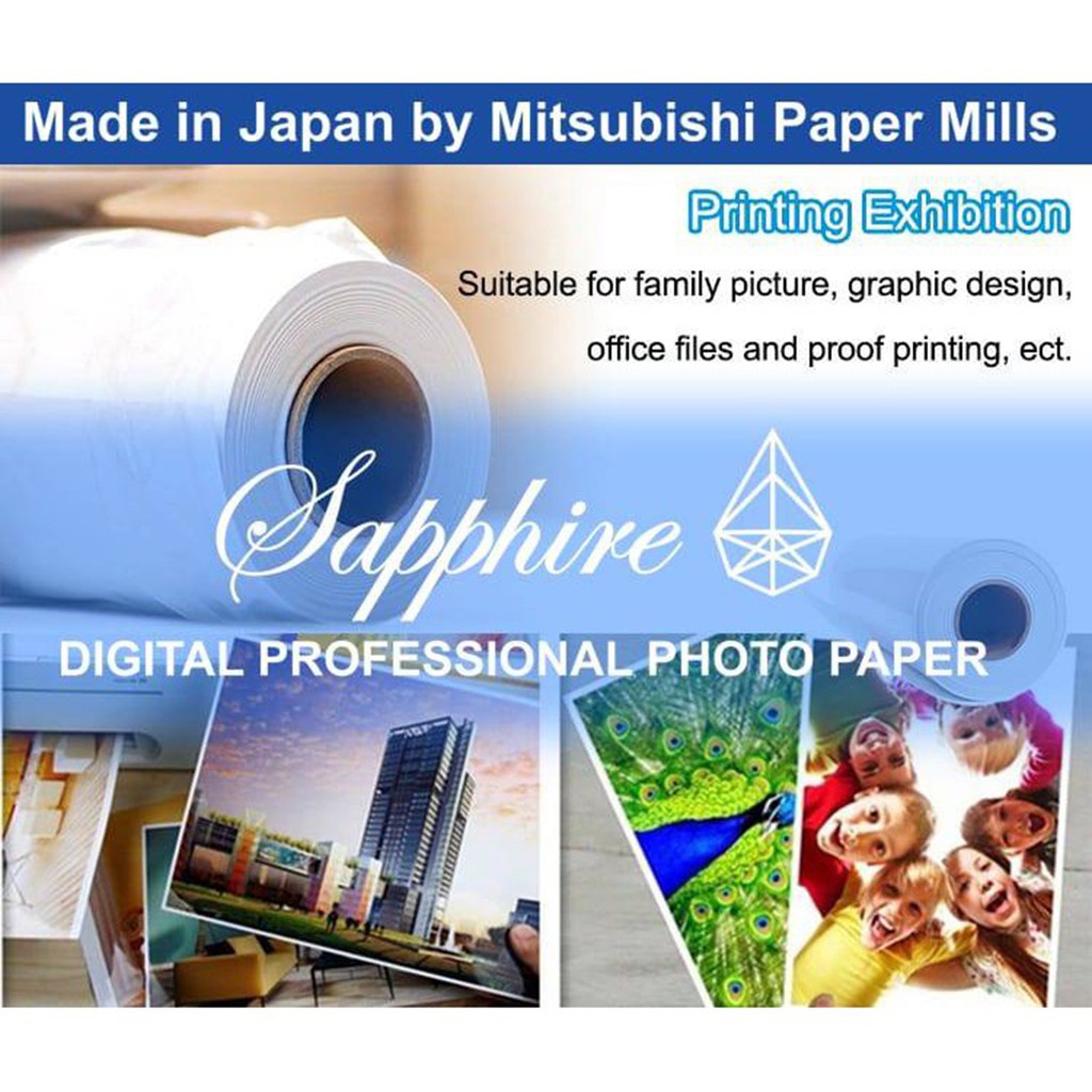 Giấy in ảnh Japan SAPPHIRE RC 230g 13x18 giá rẻ