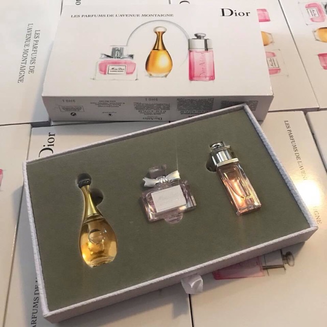Set nước hoa mini Dior for Women 3pcs x 5ml
