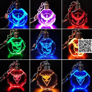 Móc khóa đèn LED 3D Pokemon huyền thoại 885