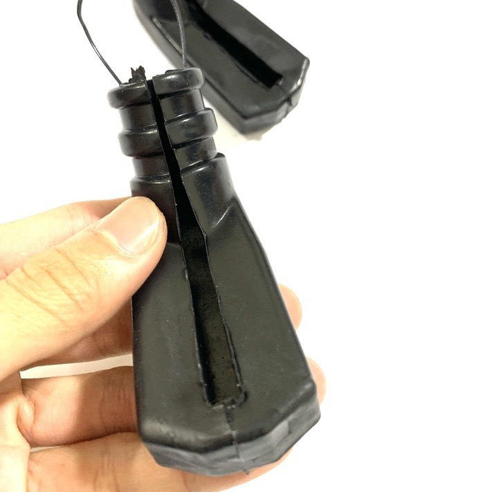 Đế cao su bọc chân chống loại tốt tặng kèm dây thít