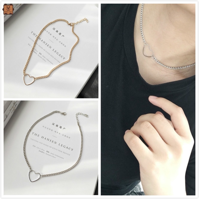 Vòng Cổ Choker Hình Trái Tim Đơn Giản Cho Nữ