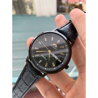 Đồng Hồ Nam Orient Dây Da máy pin mặt mỏng