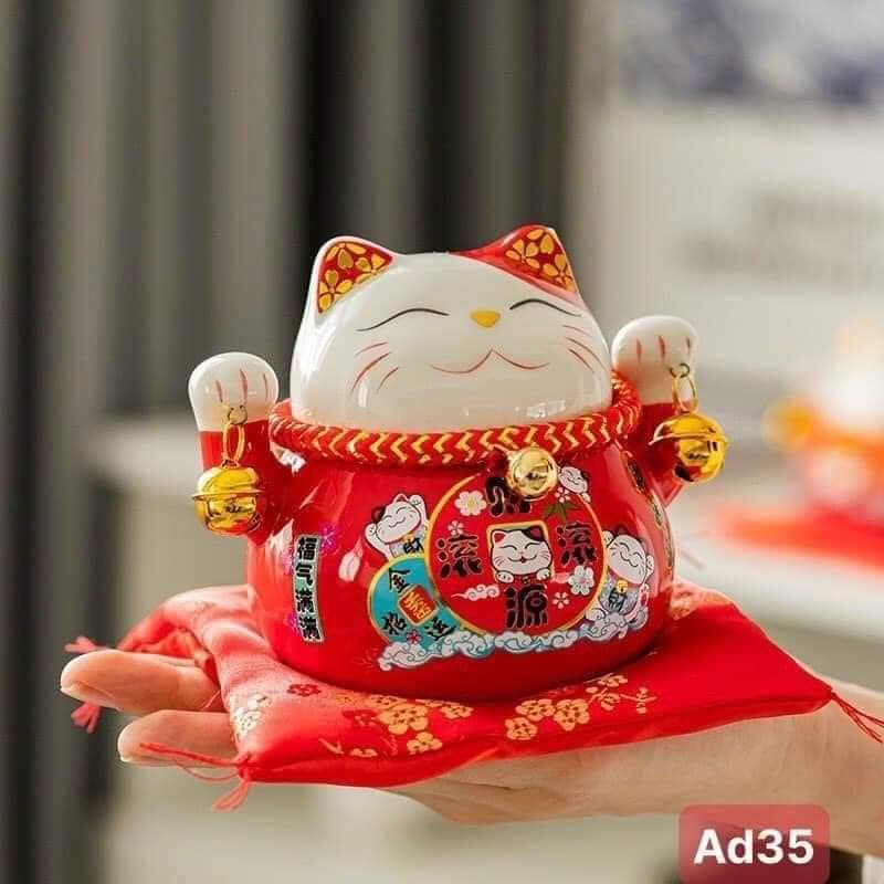 MÈO THẦN TÀI TRANG TRÍ MAY MẮN