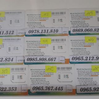 Sim viettel số đẹp giá rẻ