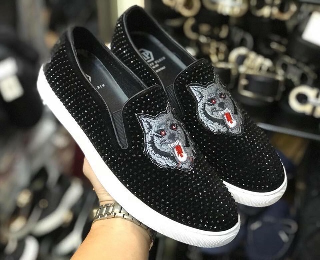 Slip on đính đá nam