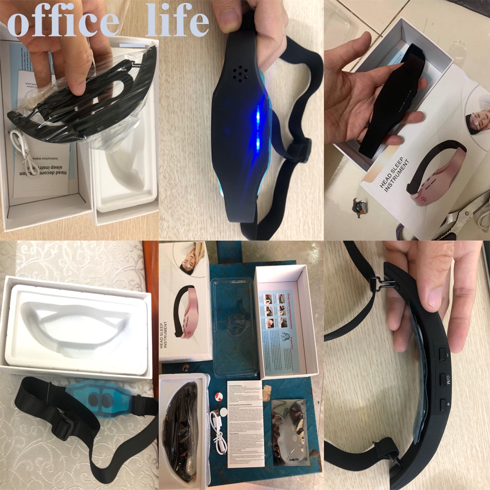 Máy Massage Đầu Thông Minh Hỗ Trợ Giấc Ngủ, Giảm  Đau Đầu, Stress