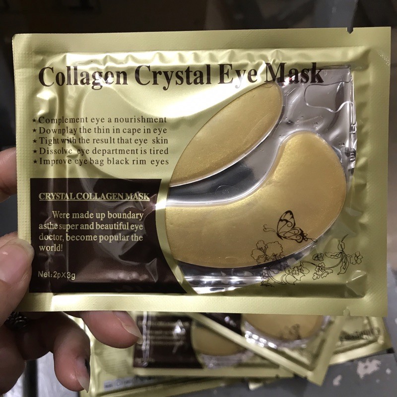 Mặt nạ mắt cao cấp Collagen Crystal Eye Mask giảm thâm quầng mắt⁣