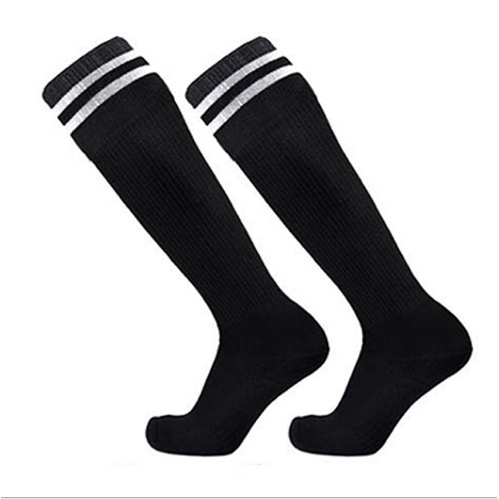 Vớ Tất dành cho người lớn không trơn trượt ống dài qua đầu gối đá bóng chạy bộ nam nữ sọc thể thao