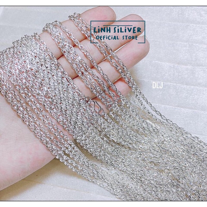 DÂY XOẮN KÉP CHO BÉ YÊU - DÂY CHUYỀN BẠC TA