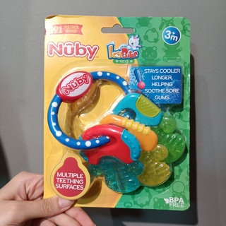Gặm nướu silicon Nuby cho bé 3M+