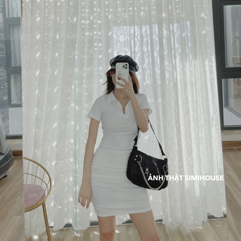 VÁY BODY CỔ TÀU NHÍU HÔNG / ĐẦM ÔM SIÊU HOT | BigBuy360 - bigbuy360.vn