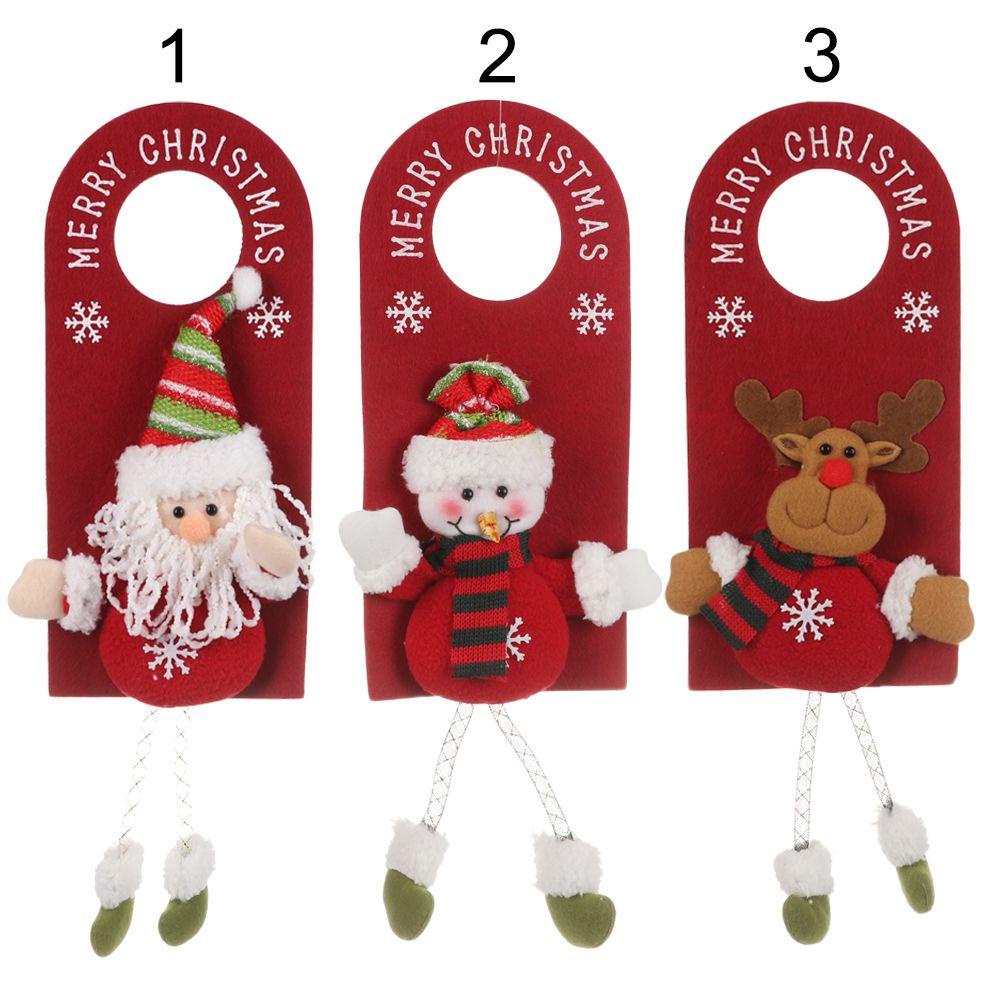 LONTIME Phụ Kiện Trang Trí Giáng Sinh Hình Ông Già Noel / Người Tuyết / Người Tuyết