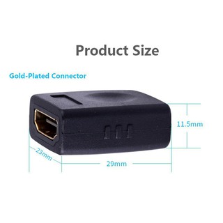 ĐẦU NỐI HDMI 2 ĐẦU ÂM VENTION H380HDFF