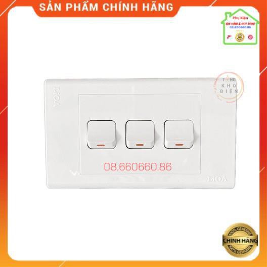 ⚡ FREE SHIP ⚡ [CHÍNH HÃNG] Mặt 1,2,3 hạt công tắc LiOA (âm tường + lắp nổi) [ HÀNG CHẤT LƯỢNG ]