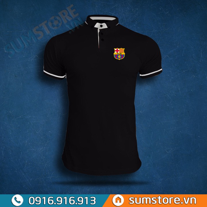 Áo thun Polo Nam Nữ Cổ bẻ Nhiều Màu - Dành cho fan CLB Barca 2019