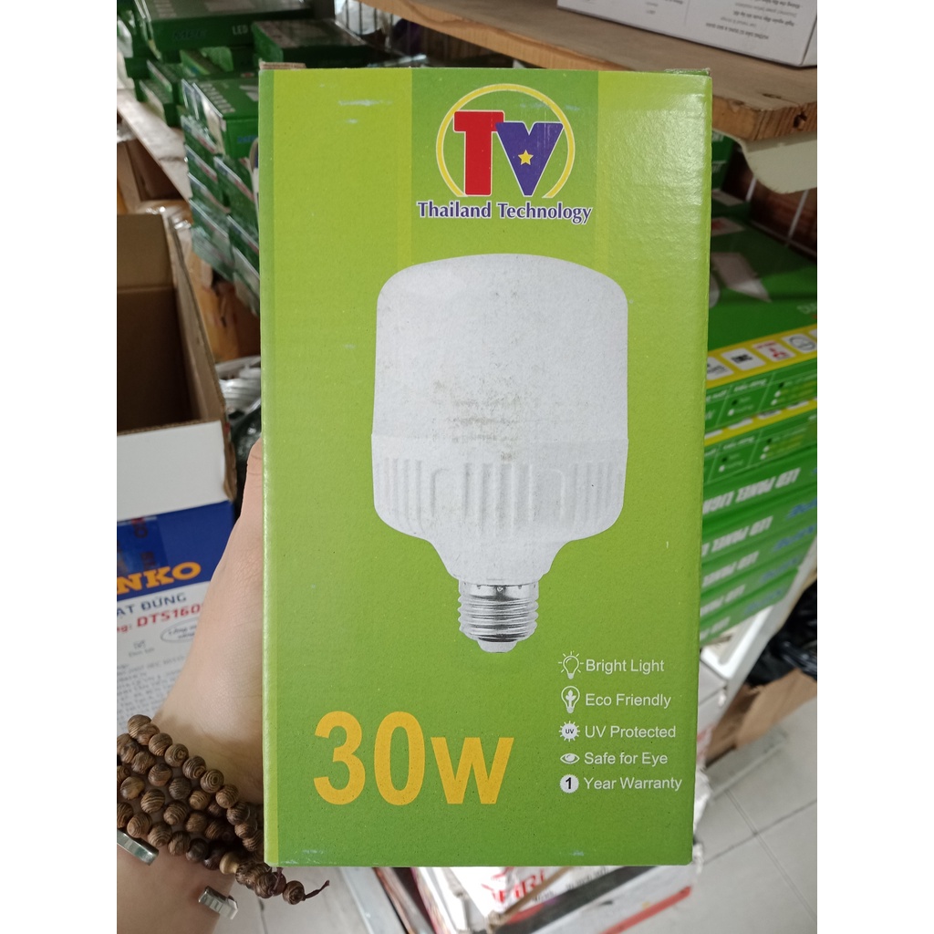 Bóng đèn LED trụ tròn 20w,30w,40w,50w hàng chính hãng  bảo hành 1 năm đổi mới
