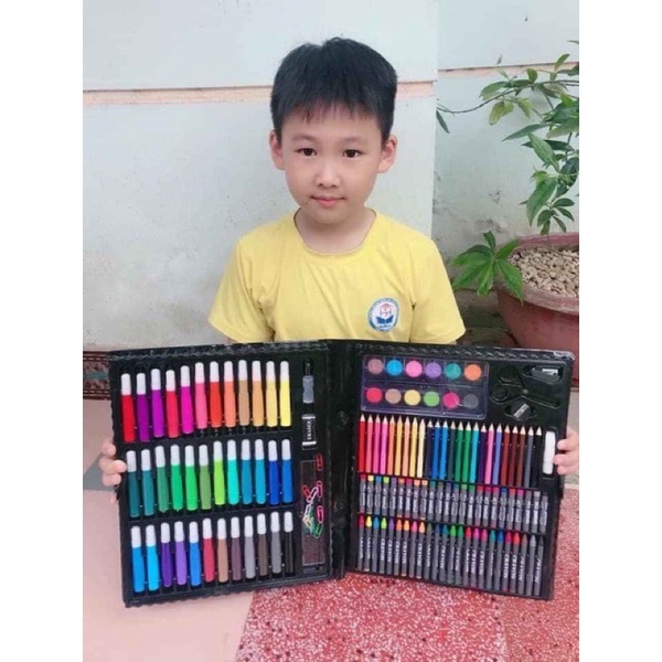 HỘP MÀU 150 CHI TIẾT CHO BÉ✏️✏️