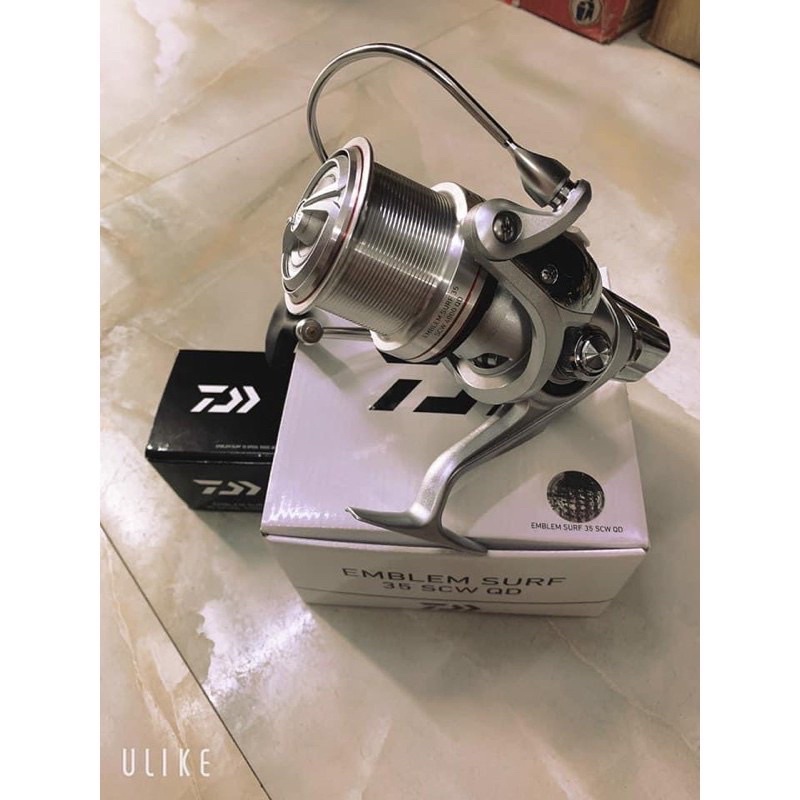 máy câu cá DAIWA hàng loại 1 emblem surf 35 scw QD hàng cao cấp máy câu chuyên săn hàng hàng nhập khẩu y hình