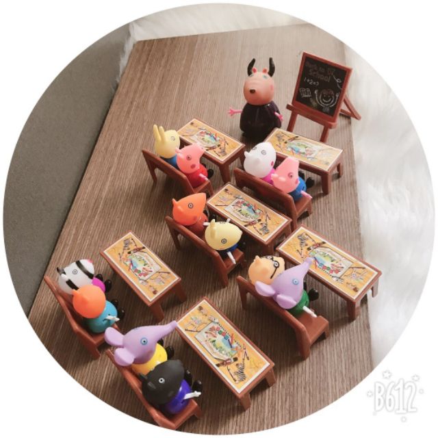 combo bộ đồ chơi heo peppa