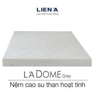 Nệm cao su Liên Á LA Dome Grey than hoạt tính