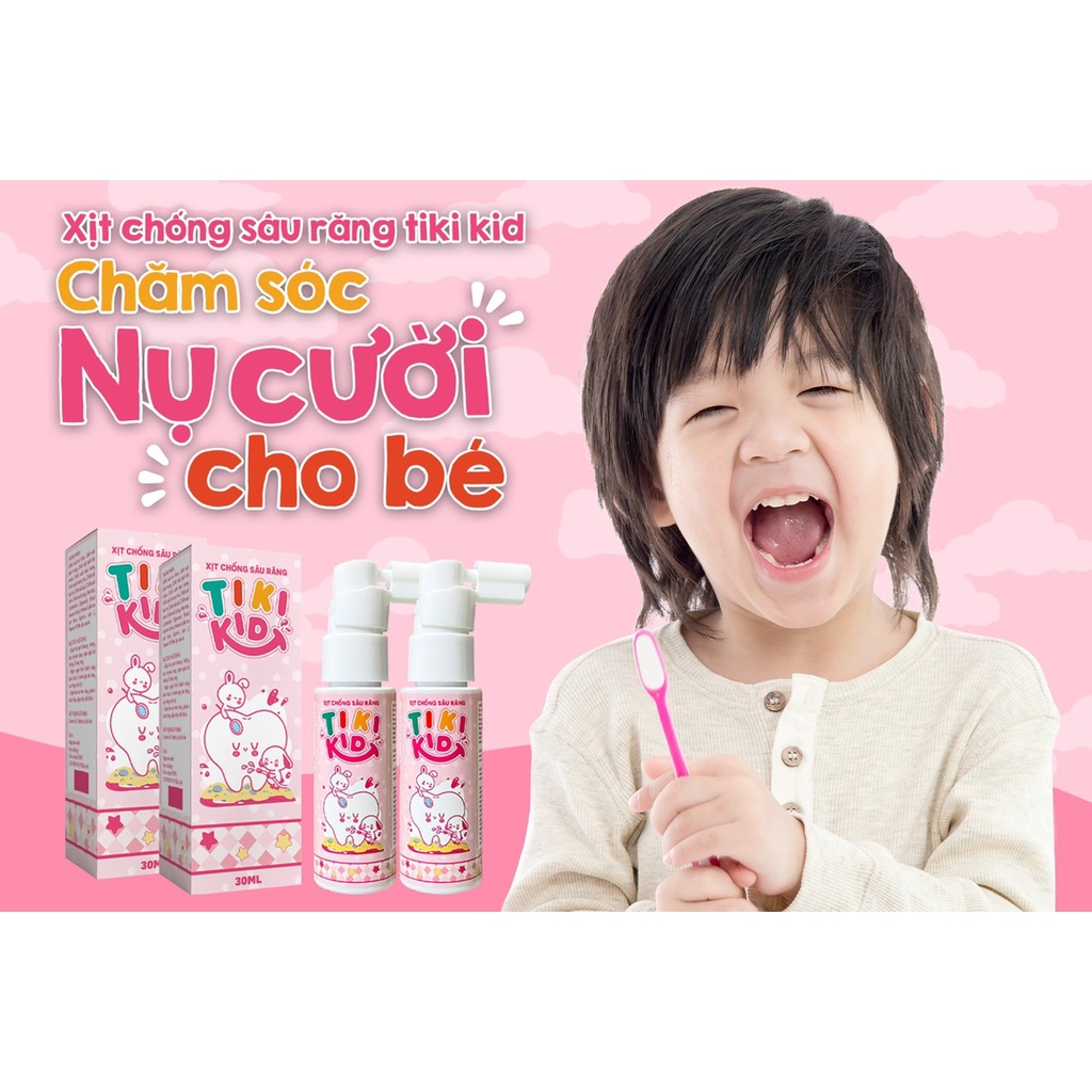 Xịt chống sâu răng cho bé