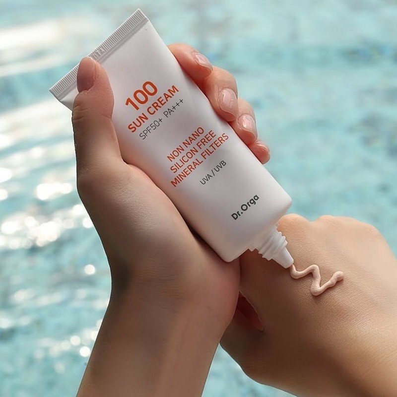 Kem chống nắng không silicon Dr.Orga 100 Sun Cream SPF 50+ PA+++