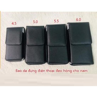 Bao da đeo điện thoại gài thắt lưng