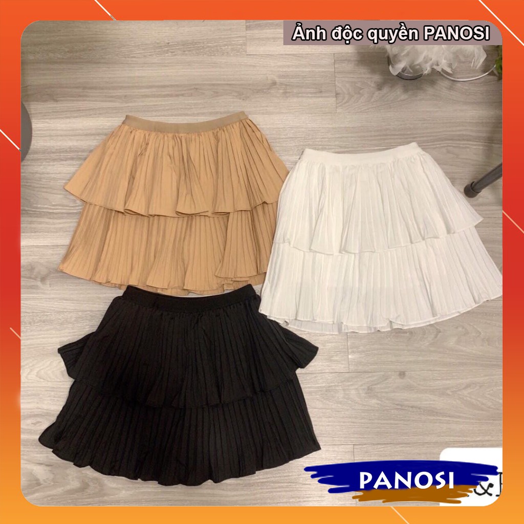 Chân váy ngắn xếp ly 2 tầng ngắn công sở chất đẹp giá rẻ  - CV246