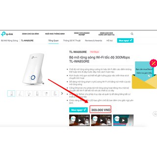 TP-Link N 300Mbps Mở rộng sóng Wifi Kích sóng wifi Tăng cường mạng Wifi TL-WA850RE