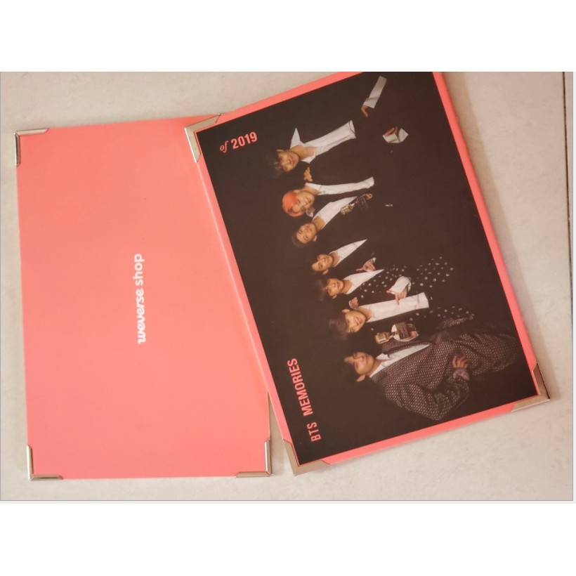 Gift Photo Franme pre order memories 2019 Bangtan
