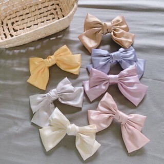 Kẹp tóc nơ to handmade - tiemcuaan