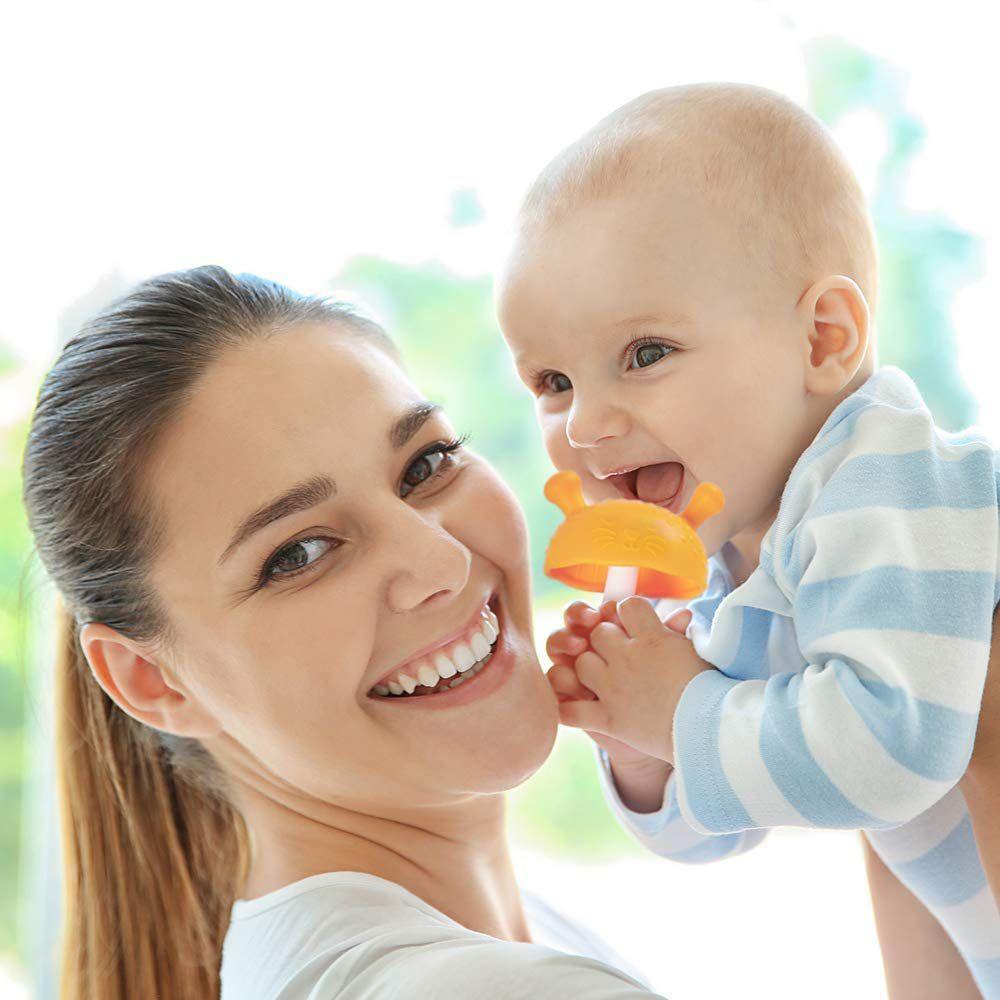 Bàn Chải Đánh Răng Bằng Silicone Cho Bé