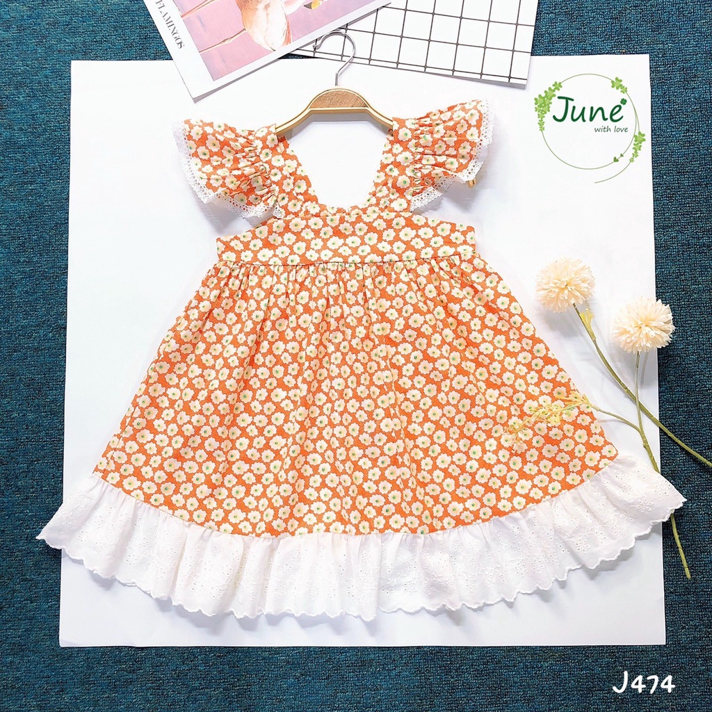 [Cao Cấp Cực Đẹp] Đầm Váy Bé Gái Size Đại 10-38kg Chất Cotton Mềm Mịn Rất Mát