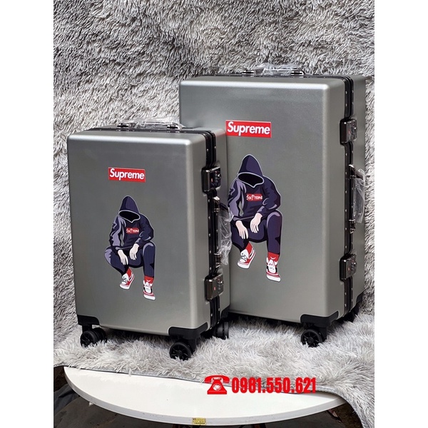 Vali kéo khung nhôm K2236  Khoá TSA tiêu chuẩn Mỹ