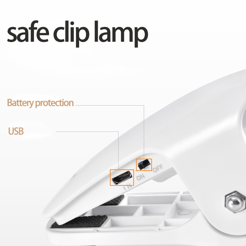 Đèn LED kẹp để bàn SPRISE có thể điều chỉnh cho phòng ngủ/ hành lang