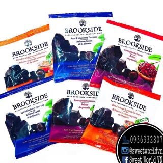 [HỘP 40 GÓI] Socola nhân trái cây Brookside - Mỹ