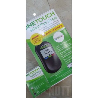 [Chính hãng 100%] Combo máy đo đường huyết và 25 que thử hiệu Onetouch Select plus simple xuất xứ USA
