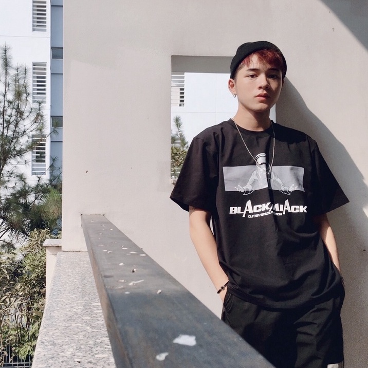 Áo Thun Motonaut Màu Đen Unisex BLACKMIACK