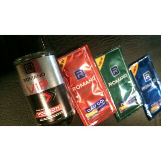 (Hot) Mua lăn khử mùi vip 50ml tặng 3 gói dầu gội Romano.